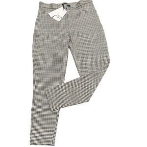 **NWT** Zara Green Plaid Legging